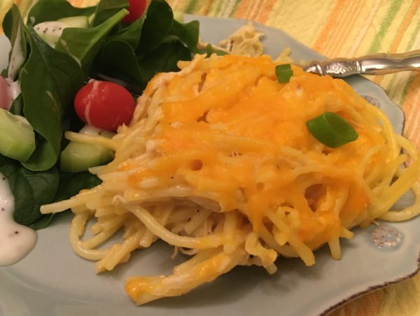 Gluten Free Chicken Spaghetti – Small Thyme Cook