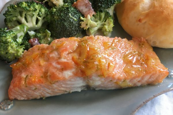 Salmon with Orange-Lime Glaze – Small Thyme Cook