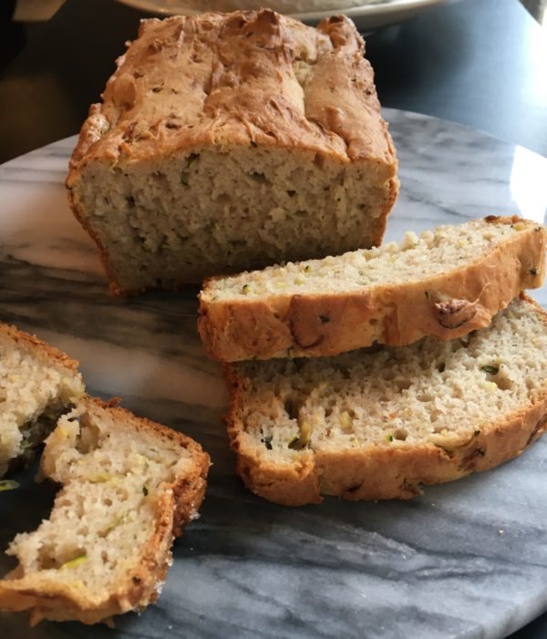 gluten free sugar free dairy free zucchini bread recipe